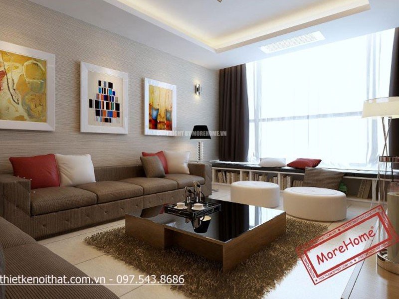 Thiết kế nội thất phòng khách chung cư nhỏ cần lưu ý gì? Thiết kế nội thấ...